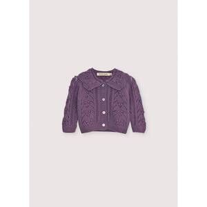 NEW THE NEW SOCIETY girls' lila baby cardigan in grape bliss